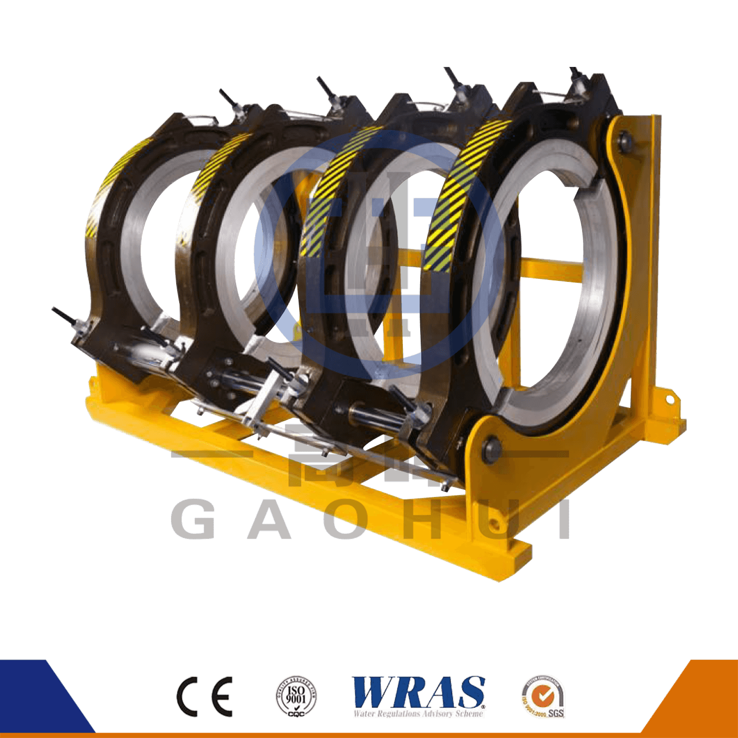 500 HDPE Hydraulisk halvautomatisk varmefusjonssveisemaskin