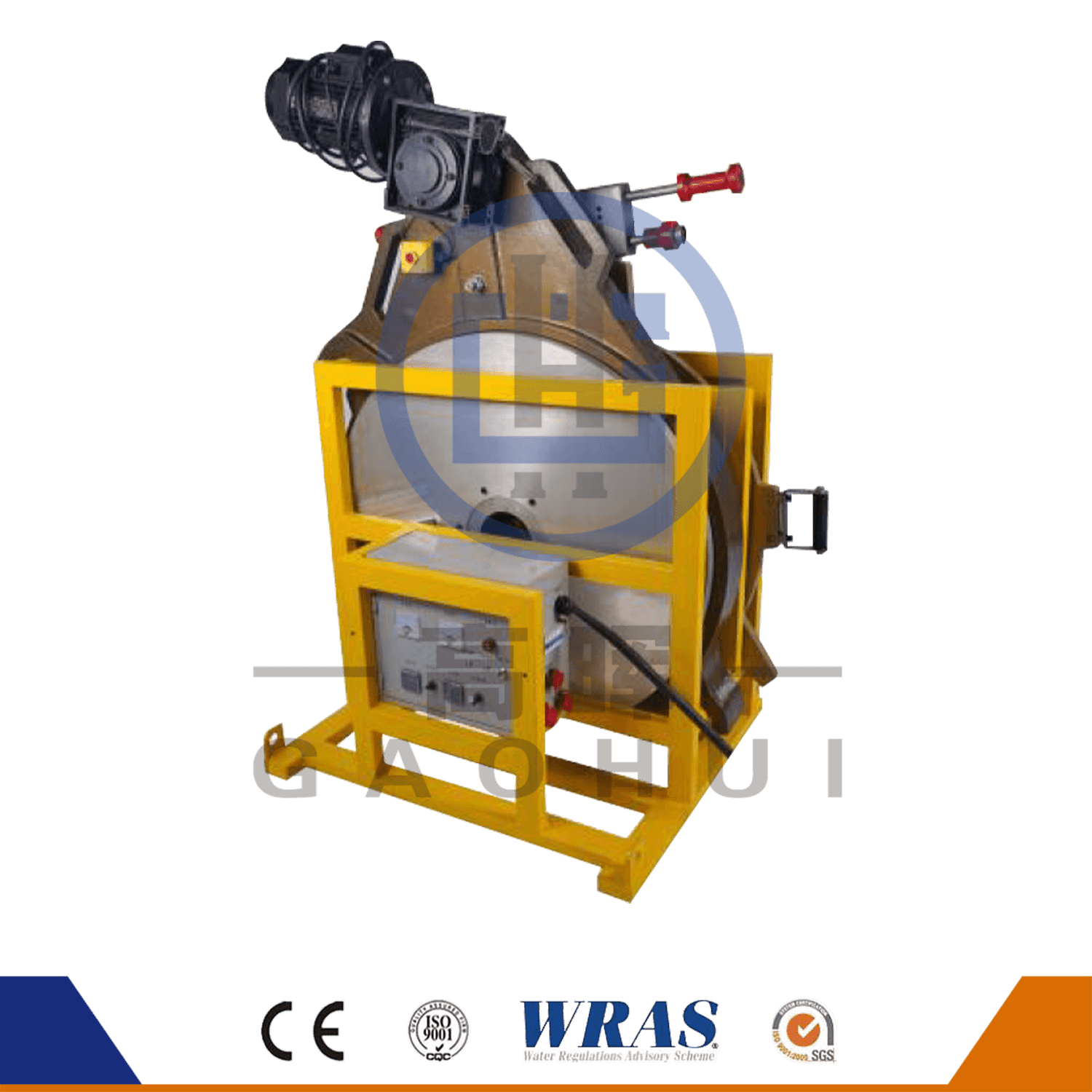 500 HDPE Hydraulisk halvautomatisk varmefusjonssveisemaskin